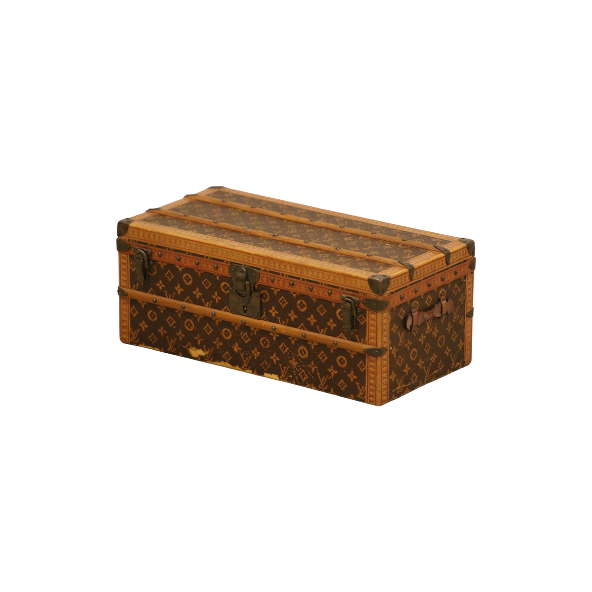 LOUIS VUITTON Monogram Malle Fleurs Trunk 1035014