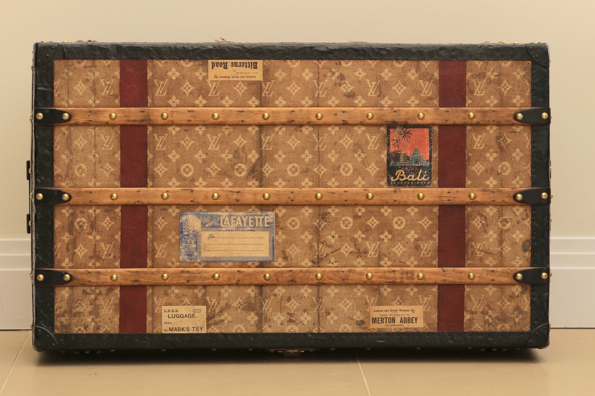Louis Vuitton Trunk in Monogrammed Canvas, France c.1900